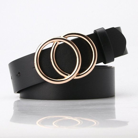 BASIC CONCEPTS Black Womens Belt - Picture 1 of 5